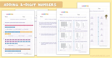 Image result for 2nd Grade 2 Digit Adding Math Easy and Fun