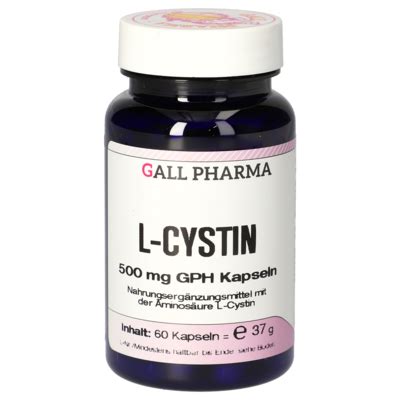 L-Cystine 500 mg GPH Capsules [2344471]-Gall-Pharma GmbH-Online-Shop