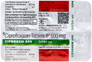 Ciprokem 500 Tablet 10: Uses, Side Effects, Price & Substitutes