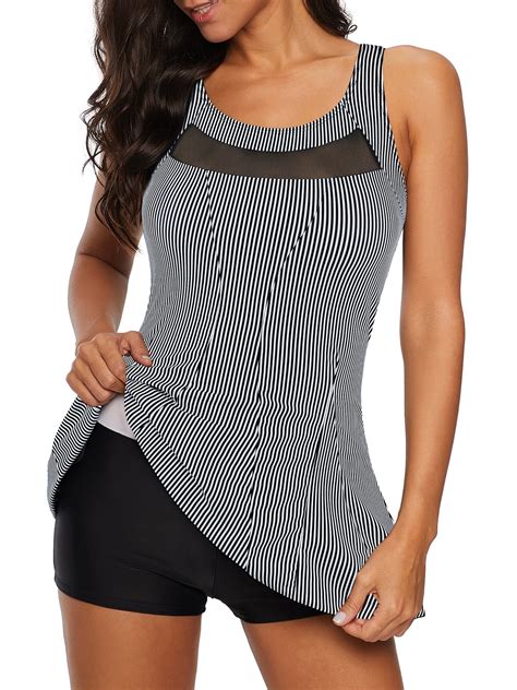 Zando Women's One Piece Swimsuit with Tummy Control and Skirted Design ...