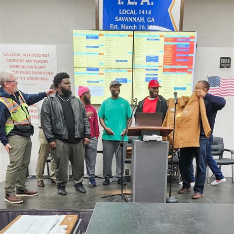 ILA Local 1414 Members Honored and Recognized as Heroes at the Port of ...