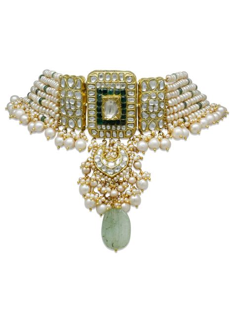 Candence Polki Bead Choker – Tyaani Jewellery Private Limited