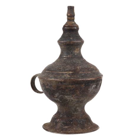 Handmade Antique Finish Brass Kerosene Lamp