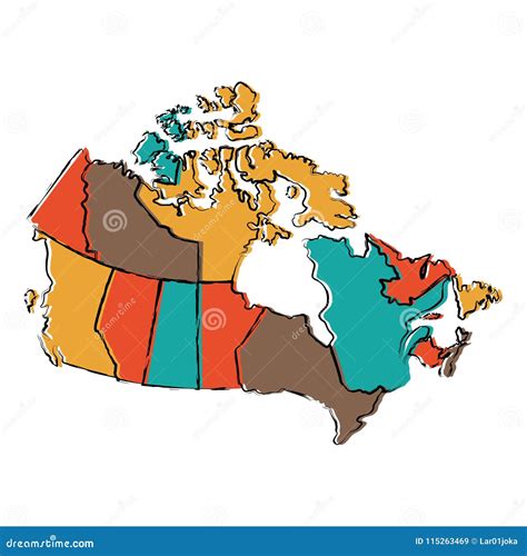 Map of canada political