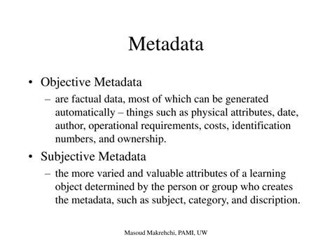 Image result for Learning Object Metadata Definition