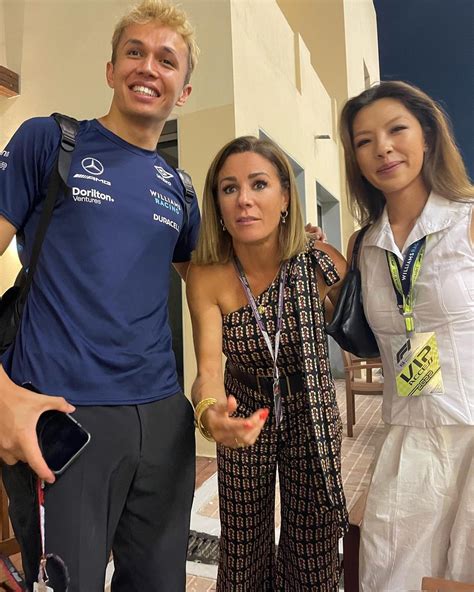 Lily Muni He-Alex Albon's girlfriend : r/PaddockWomen