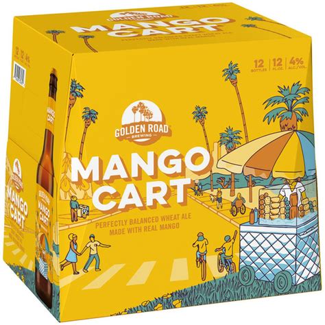 Golden Road Brewing Brewing Mango Cart Beer Bottles (12 fl oz) Delivery ...