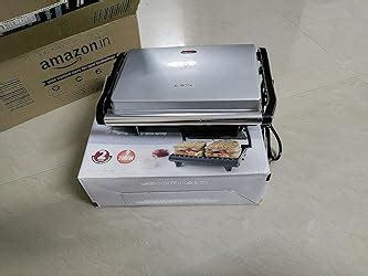 Buy Borosil Prime Grill Sandwich Maker, Non-toxic Non-stick Grill Plate ...
