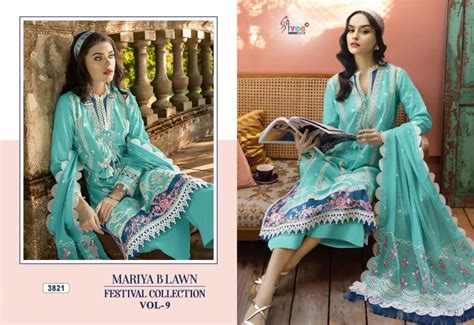 Shree Mariya B Lawn Festival Collection Vol 9 Salwar Suit