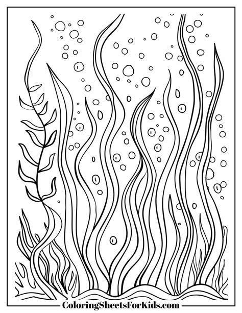 Seaweed Coloring Pages (Free Downloads) - Coloring Sheets For Kids