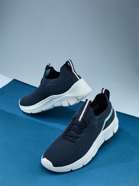 LUMI Navy Women's Walking Shoes – Campus Shoes