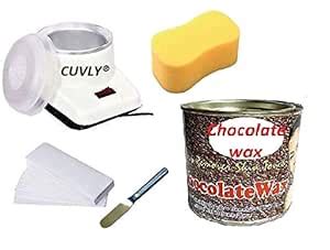 CUVLY® Wax Heater Kit Hair Removal Waxing Kit Electric Wax Heater ...