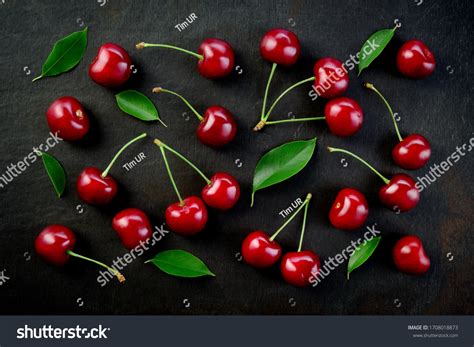 Black Cherries Background