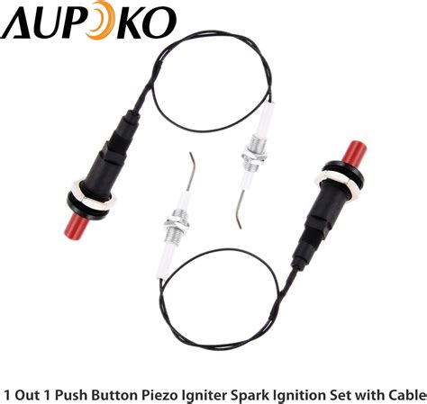Buy 2 Sets Piezo Spark Ignition, Propane Push Button Piezo Igniter with ...