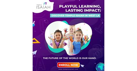 Temple Isaiah Preschool Redefines Playful Learning in West LA