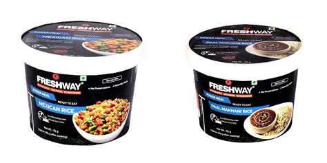 Freshway Ready to Eat Pack of 2 (Mexican Rice & Daal Makhani Rice ...