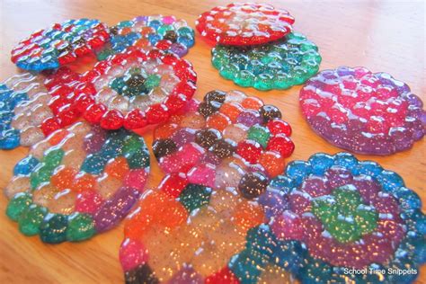 Melted Beads Sun Catcher Craft | School Time Snippets