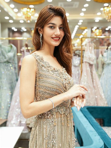 Beige Heavy Work Embroidered Gown – Tirumala Designers