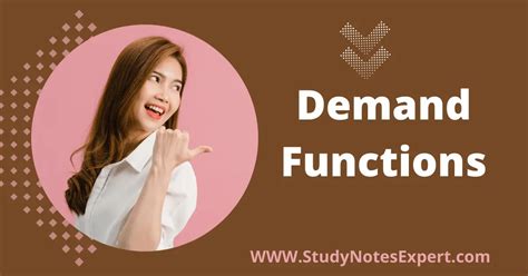 Image result for Demand Function Explained