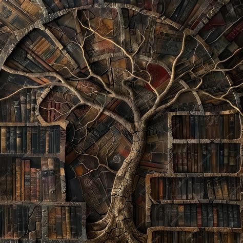Photo of a symbolic tree of knowledge featuring diverse branches that ...