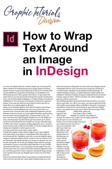 Image result for How to Do Text Wrap in InDesign