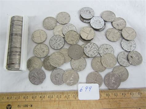 2 Rolls of King George VI Nickels - Schmalz Auctions