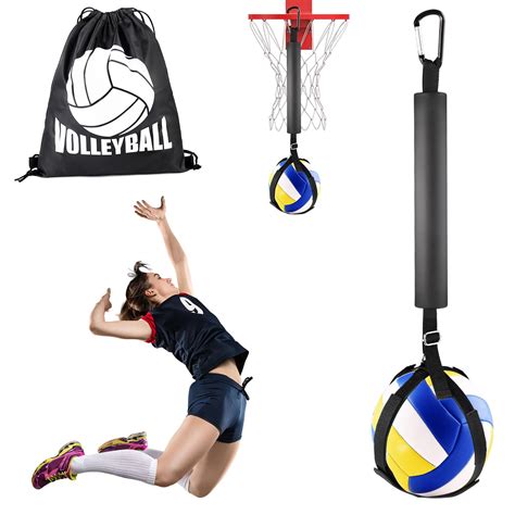Volleyball Spike Trainer Set, Volleyball Hitting Trainer Volleyball Setter Training Equipment ...
