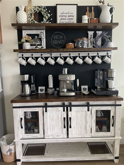 Pin by Cindy Hadden on Coffee bar | Coffee bar home, Coffee bar, Coffee ...