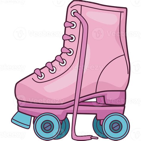 Pink roller skate clip art 49027613 PNG