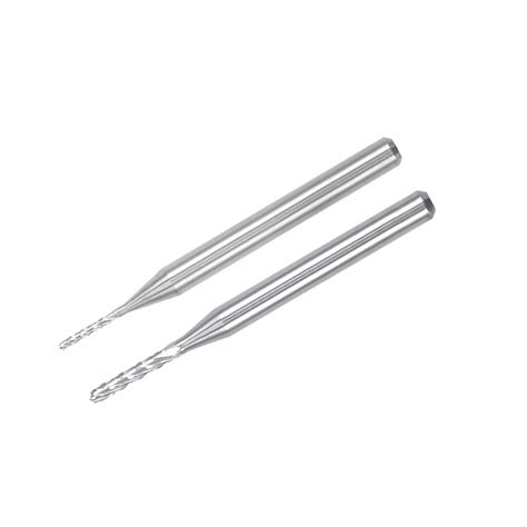 uxcell 20Pcs 0.9mm, 1.5mm Carbide End Mill Engraving Milling Cutter CNC ...