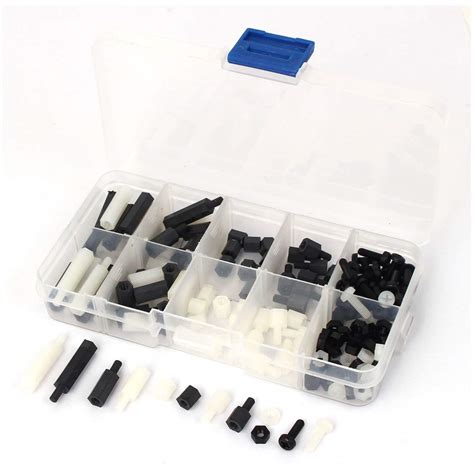 ELECTROPRIME Nylon M3 Hex Column Standoff Support Spacer Screw Nut 160 ...