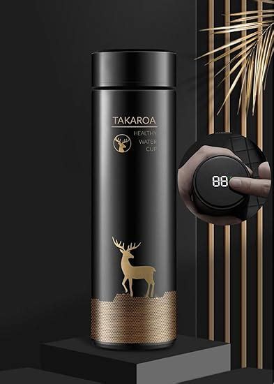 Hot and Cold Smart LED Display Temperature Bottle | Double Wall ...