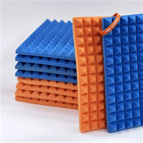 MMT Acoustix® 72Pc Pyramid Acoustic Foam Panels | Pro Soundproofing for ...