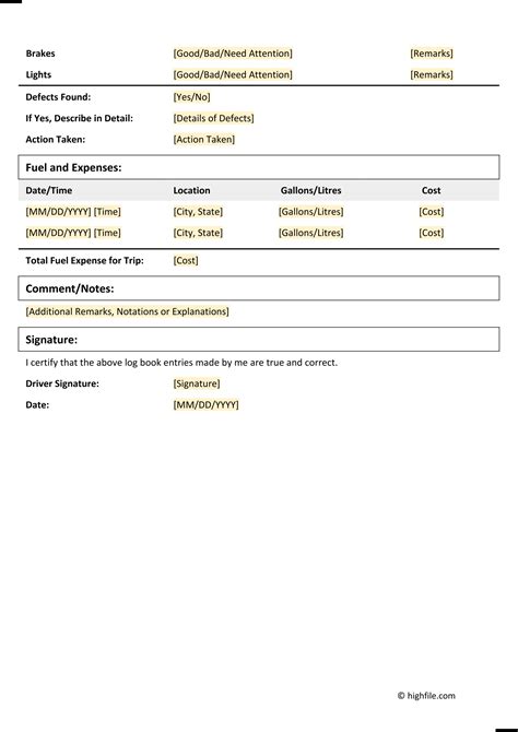 Image result for Tractor-Trailer Log Book