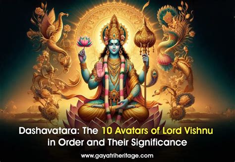 Dashavatara: The 10 Avatars of Lord Vishnu in Order and Their Signific ...