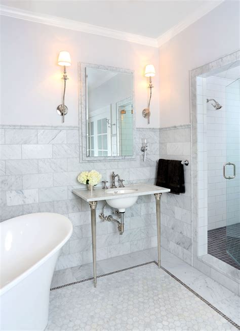French Inspired Primary Bathroom | Marble bathroom designs, White ...