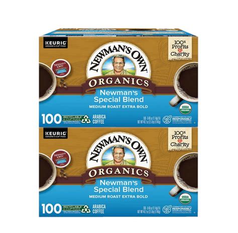 2 Pack | Newman's Own Organics Coffee Special Blend K-Cup Pod, 100 ...