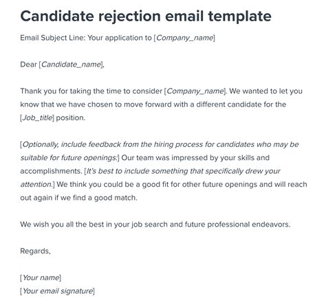 Job Application Email Format Sample
