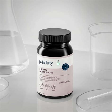Buy MIDUTY PALAK NOTES VITAMIN B12 SUPPLEMENT METHYLCOBALAMIN - FOLATE ...
