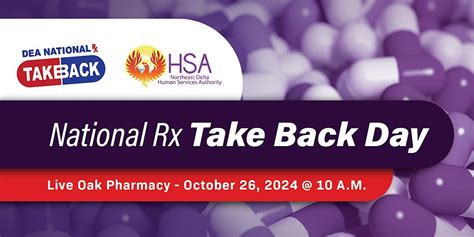 HSA National Rx Take Back Day, 2123 Forsythe Ave, Monroe, 26 October ...