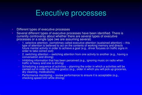 Image result for Executive Control Processes