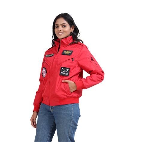 DARK STAR | LADIES JACKET | RED – MILITARY MARVELS LLP