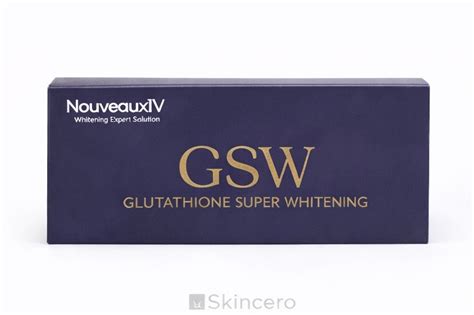 NouveauxIV GSW Glutathione Super Whitening Injection | Skincero