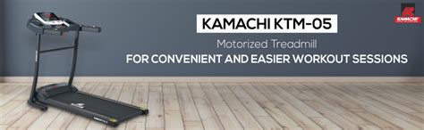 Buy KAMACHI KTM-05 Steel 2 HP Motorized Treadmill (Free Online ...