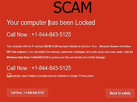 Image result for Windows Locked Scam