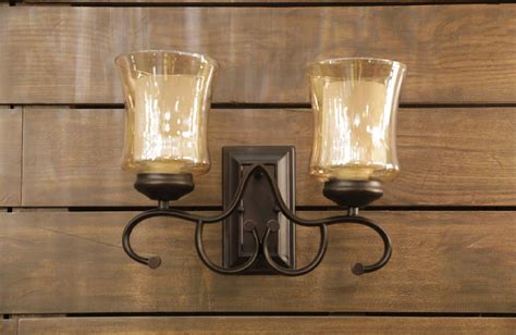 ANTEDILUVIAN TWO-FOLD RUSTIC BLACK WALL LAMP – SUREKH DECOR