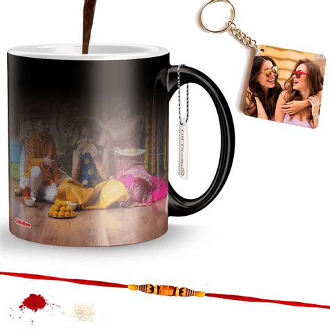 Buy GiftsOnn Personalized Ceramic Photo, 320 ml Black Magic Mug, with ...