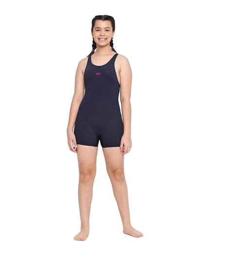 Buy Speedo Essential Endurance Plus Legsuit True Navy-Berry Swimwear ...