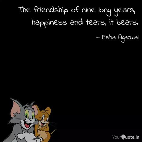 The friendship of nine lo... | Quotes & Writings by Esha Agarwal ...