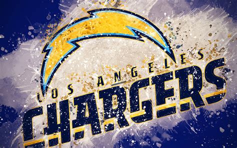 Download Los Angeles Chargers NFL Team Logo Wallpaper | Wallpapers.com